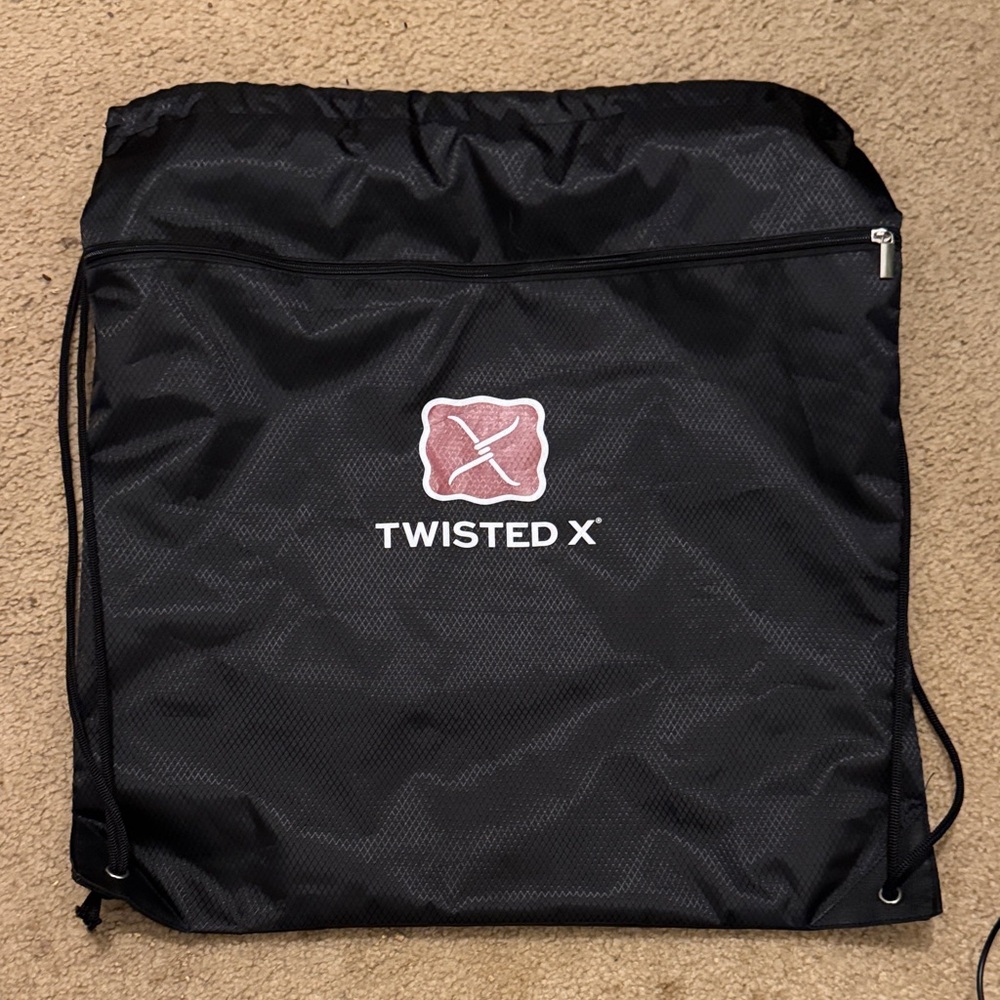 NWOT Twisted X Black Backpack with Logo